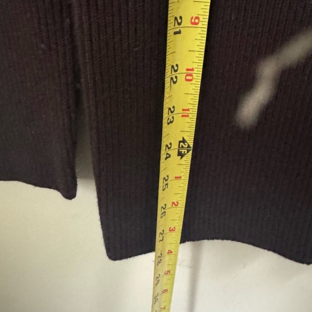 Jones NY Ribbed Wool Angora Cardigan Toggle Button Knit Sweater Jacket Top Tan M - Picture 16 of 16